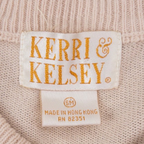 Kerri & Kelsey Cardigan Sweater Womens Small Long Sleeve Rose Gold Button Down - Picture 5 of 7